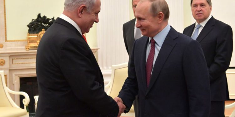 Netanyahu y Putin intercambian saludos de Año Nuevo