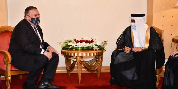 Pompeo tendrá reuniones privadas en Bahrein y los Emiratos Árabes Unidos el miércoles