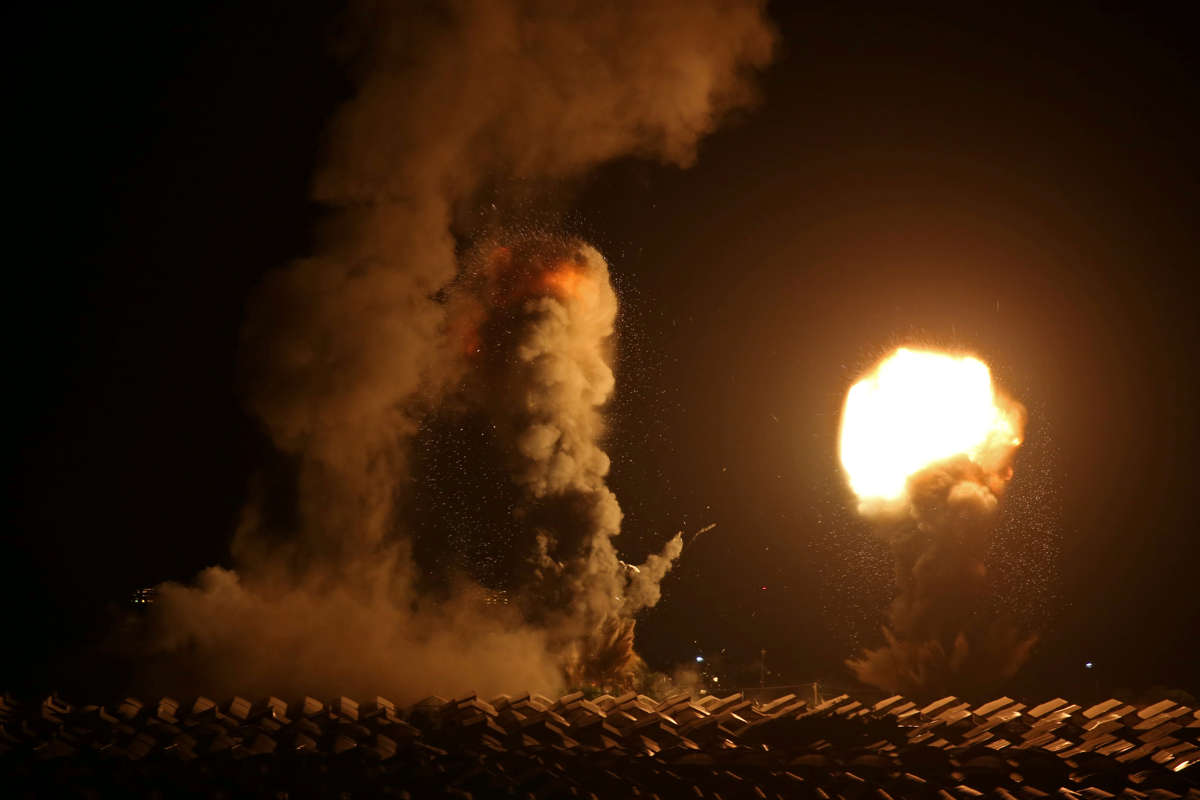 Las Fdi Atacan El Complejo Militar De Hamás En Gaza