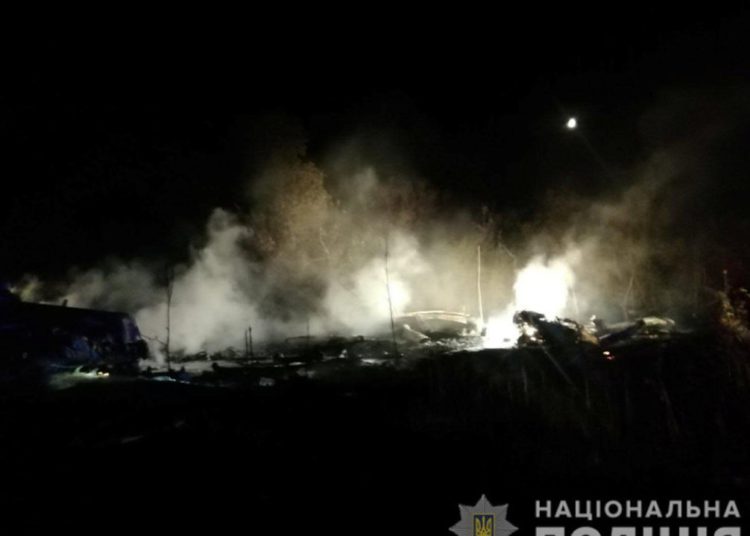 Accidente de avión militar en Ucrania deja 22 muertos