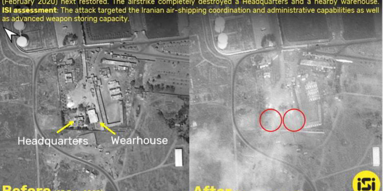 Imágenes de satélite muestran secuelas de los ataques en Siria