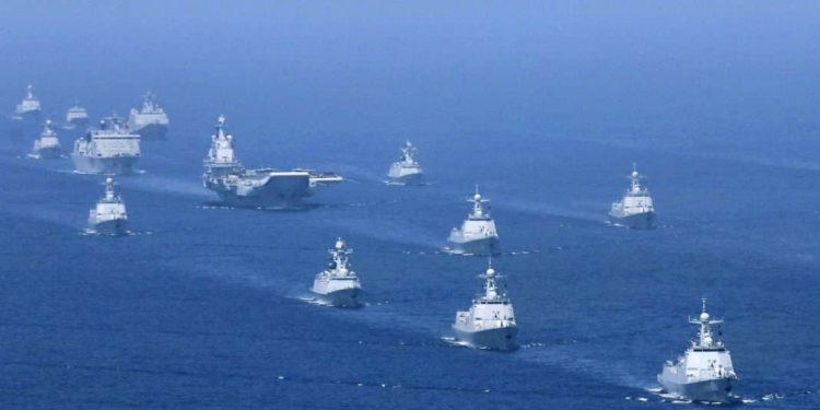 China condena cruce de portaaviones de EE.UU en el Mar de China Meridional