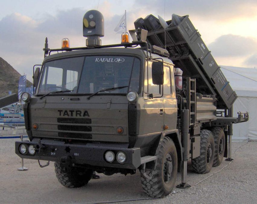 República Checa evalúa comprar el sistema de defensa aérea israelí SPYDER