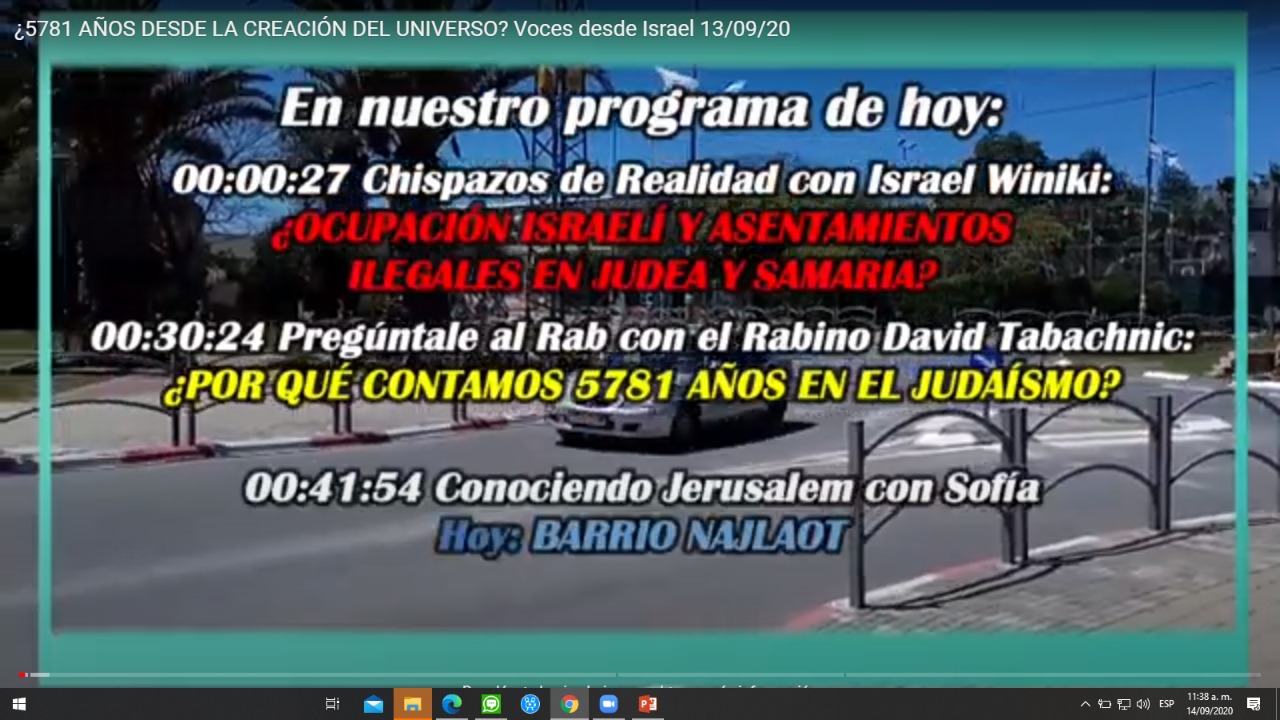 Porque contamos 5781 años, la realidad de la "Ocupación Israelí y los asentamientos ilegales" 2 Voces desde Israel 1