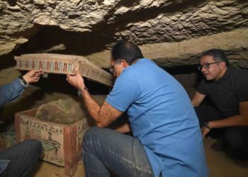 Egipto encontró otro tesoro de ataúdes antiguos en Saqqara