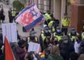 Activistas del BDS vandalizan sede de Elbit Systems en Londres