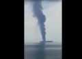 Explosión a bordo de un petrolero ruso