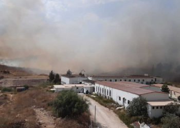 Gran incendio en poblado de Israel obliga a familias a evacuar