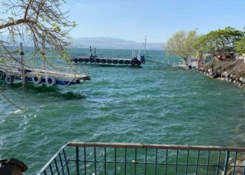 Tras las lluvias: Agradable subida del nivel del Mar de Galilea