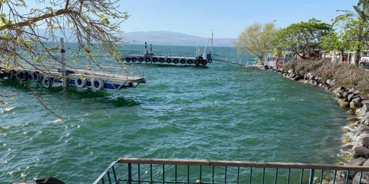 Tras las lluvias: Agradable subida del nivel del Mar de Galilea