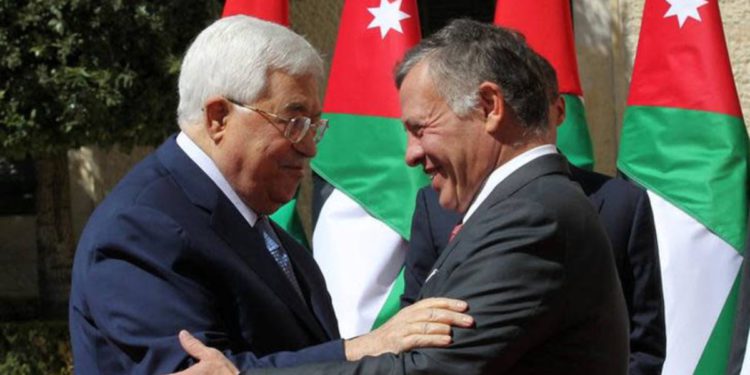 Jordan's King Abdullah meets Abbas, calls for two-state solution