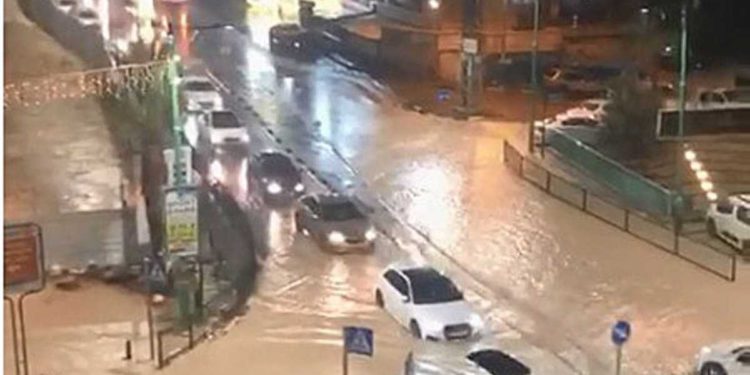 Tormentas traen fuertes lluvias e inundaciones en Israel
