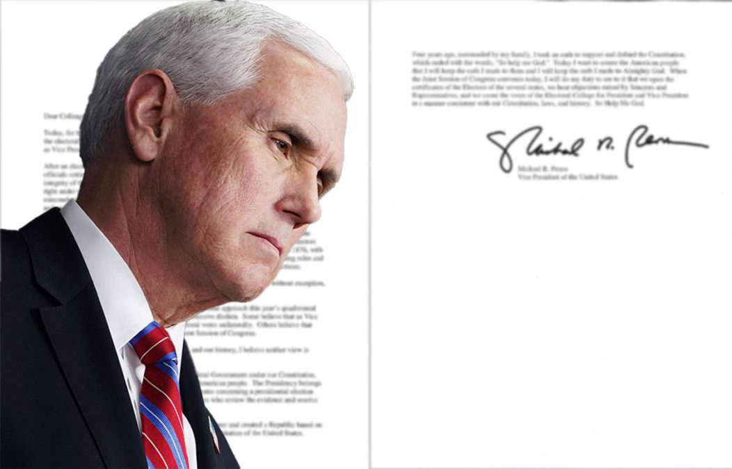 Mensaje de Mike Pence traducido al español