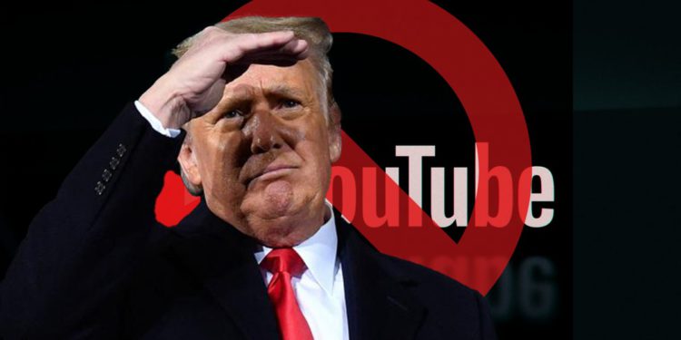 Google suspende el canal de YouTube de Trump