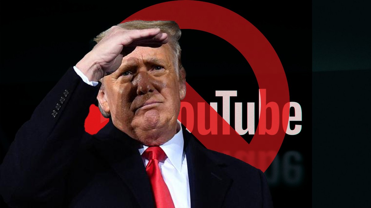 Google suspende el canal de YouTube de Trump