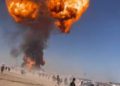 Descomunal explosión en la frontera entre Irán y Afganistán