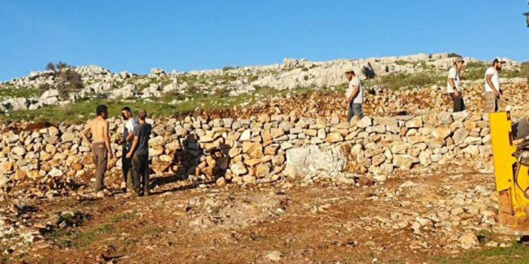 Restauración del Altar de Josué dañado por la Autoridad Palestina