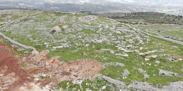 Autoridad Palestina daña el sitio del altar de Josué