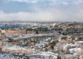 Nieve en Jerusalem: Los primeros copos caen en la capital