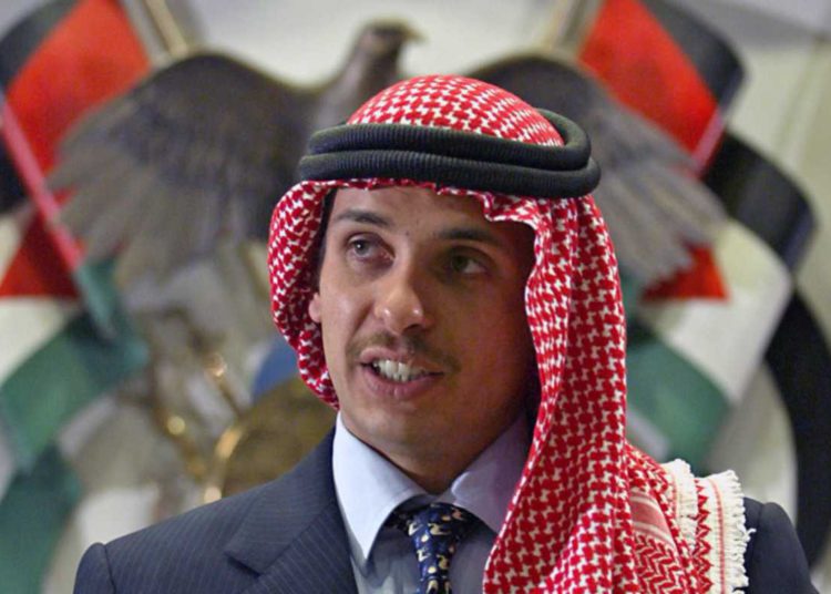 Sospechosos de la trama golpista en Jordania quieren que el príncipe Hamza declare