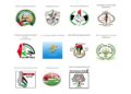Logos de 11 partidos "políticos" palestinos borran a Israel del mapa