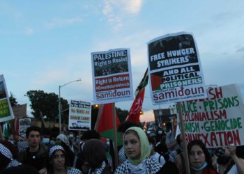 'Del río al mar, Palestina será libre', gritan manifestantes de Brooklyn