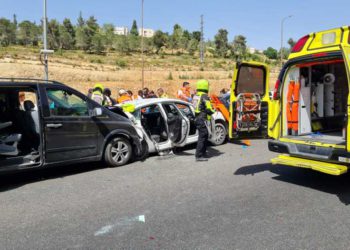 Accidente en autopista Tel Aviv-Jerusalén: 1 muerto y 6 heridos