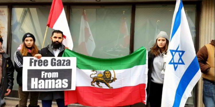 Activistas de la oposición iraní apoyan a Israel