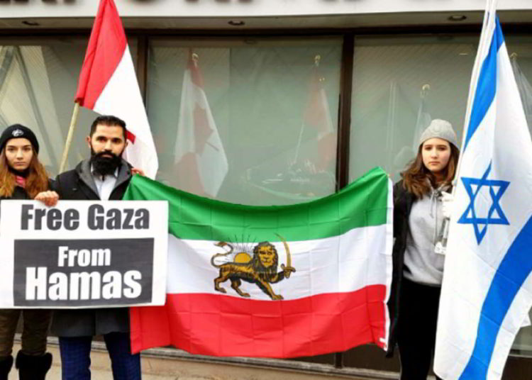 Activistas de la oposición iraní apoyan a Israel