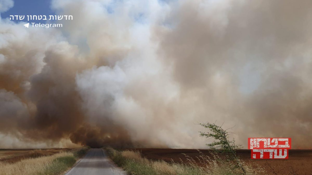 Globos incendiarios de Gaza provocan seis incendios en Israel