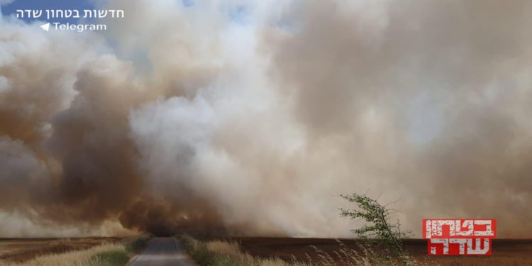 Globos incendiarios de Gaza provocan seis incendios en Israel