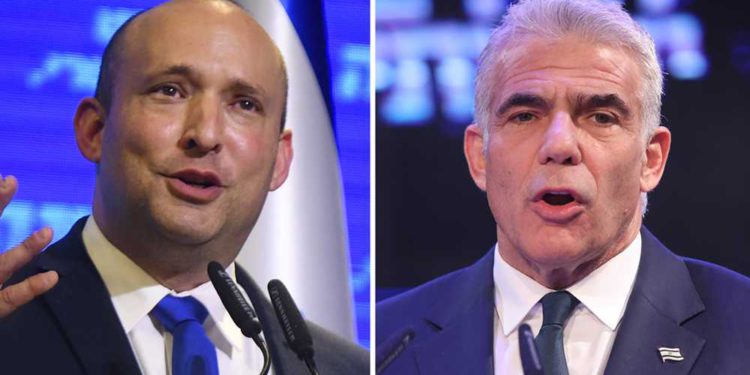Lapid y Bennett esperan formar gobierno en una semana