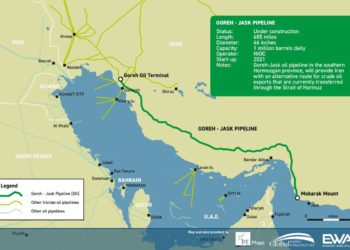 Irán abre un nuevo oleoducto de exportación de petróleo que evita el Estrecho de Ormuz