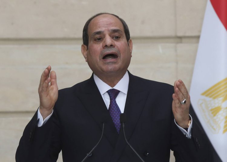 Sisi de Egipto felicita al presidente israelí Isaac Herzog por asumir el cargo