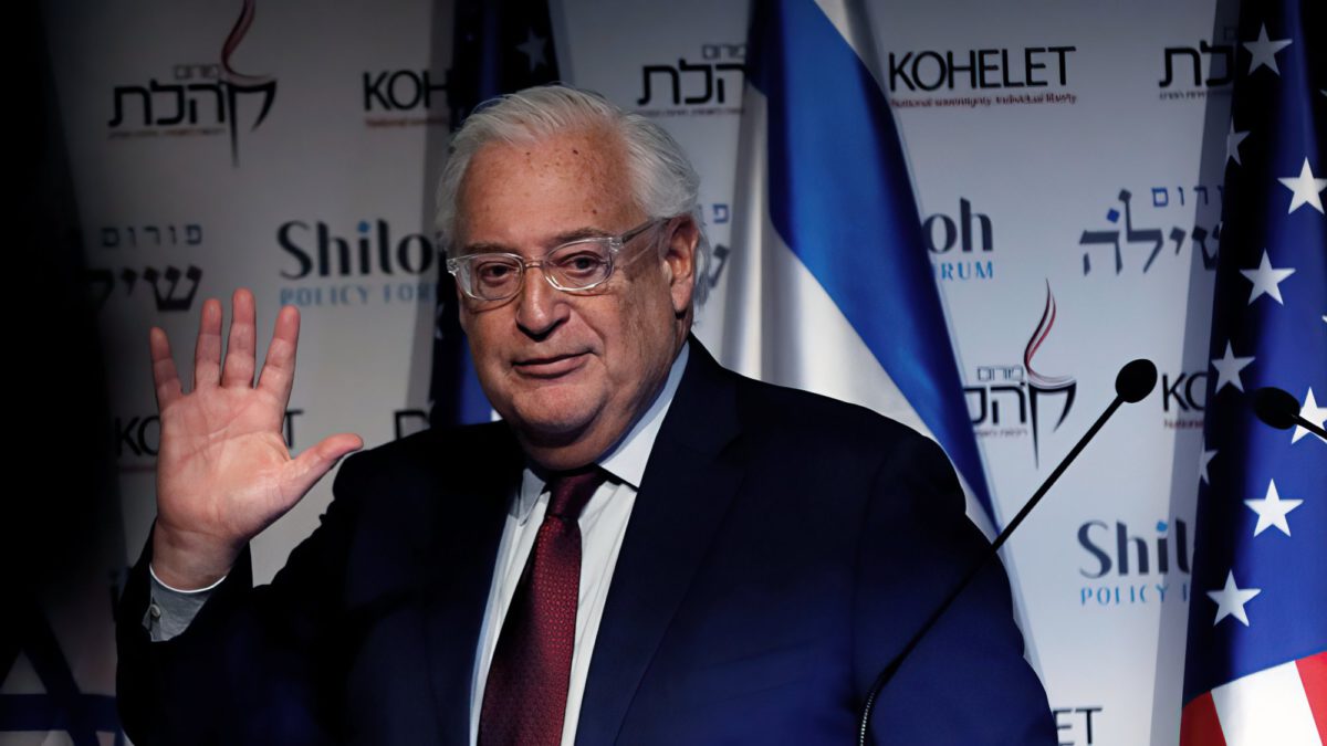 Ex embajador Friedman publicará un libro sobre su etapa en el cargo