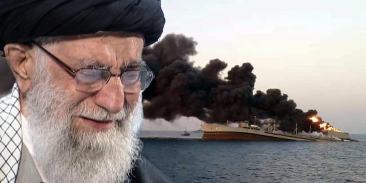 Un duro golpe para la marina iraní