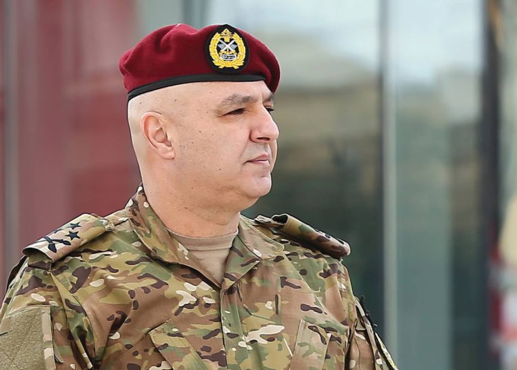 Jefe del Ejército del Líbano: La situación económica llevará al colapso al ejército
