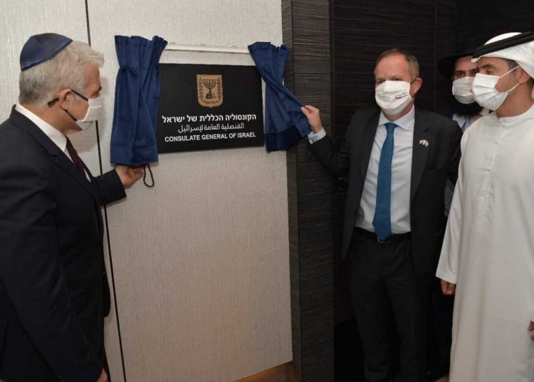 Lapid inaugura el Consulado de Israel en Dubai