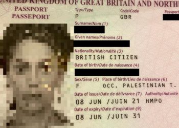 Pasaporte británico de mujer israelí califica su lugar de nacimiento como “Territorios Palestinos Ocupados”