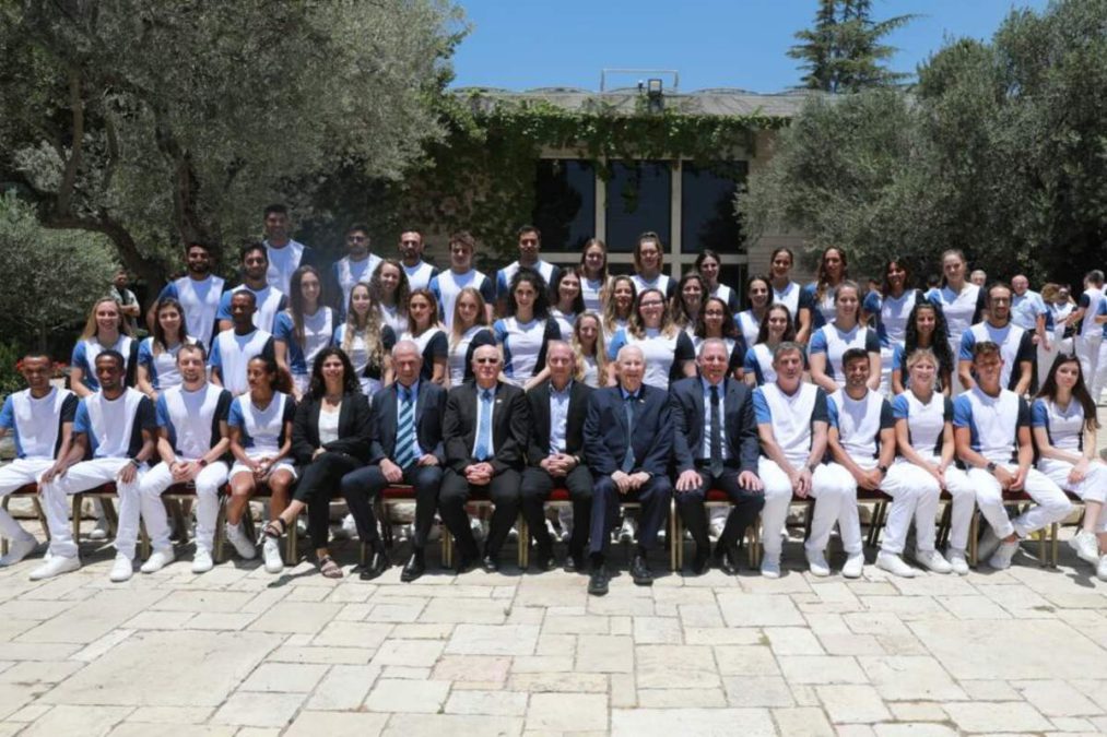 Presidente Rivlin se reúne con el equipo olímpico israelí antes de los Juegos de Tokio