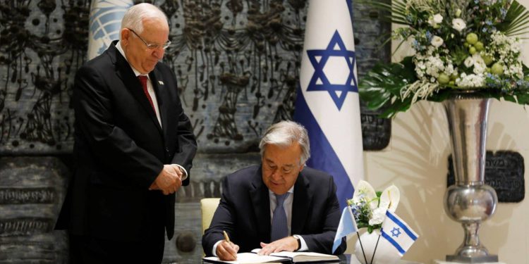 Rivlin al jefe de la ONU: Las resoluciones contra Israel no traerán la paz