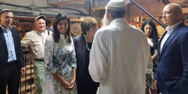 Nikki Haley promete a Israel ayuda en su lucha contra el terrorismo islámico