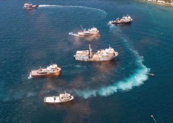 Guardia costera de Filipinas expulsa a un buque de guerra chino