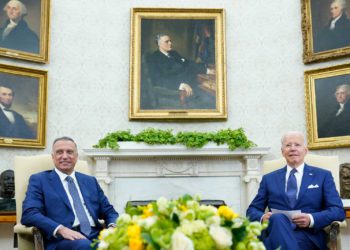 Biden y Kadhimi discuten sobre el fin de la presencia de EE.UU. en Irak