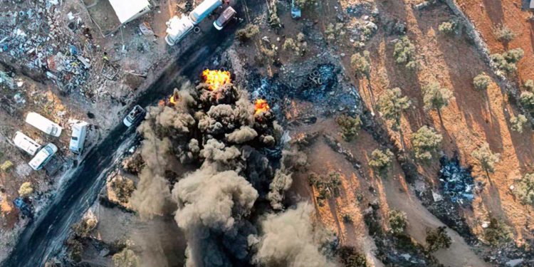 Árabes perpetran masivo ataque incendiario en Evyatar