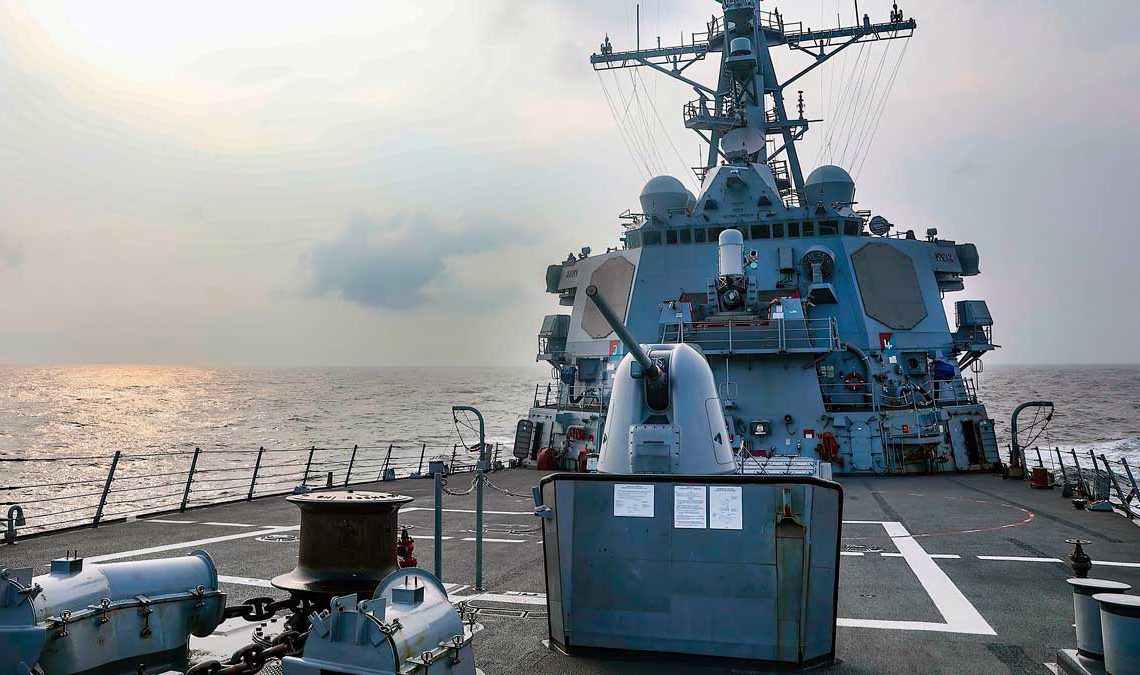 La Marina estadounidense envía un destructor a través del estrecho de Taiwán