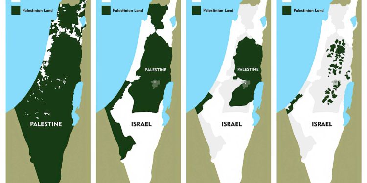 Los mentirosos mapas de la "pérdida de tierra palestina"
