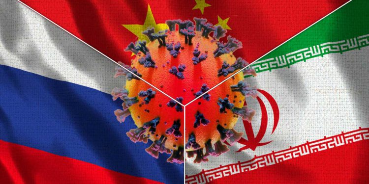 Por qué Rusia, China e Irán están atascados por la pandemia