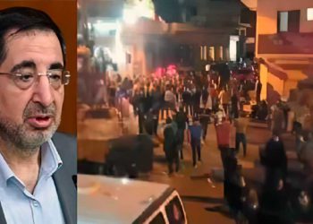 Ciudadanos libaneses protestan contra dos diputados del grupo terrorista Hezbolá