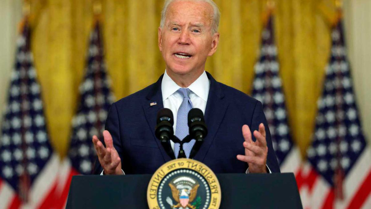 El patético discurso de Biden no explicó la retirada de Afganistán